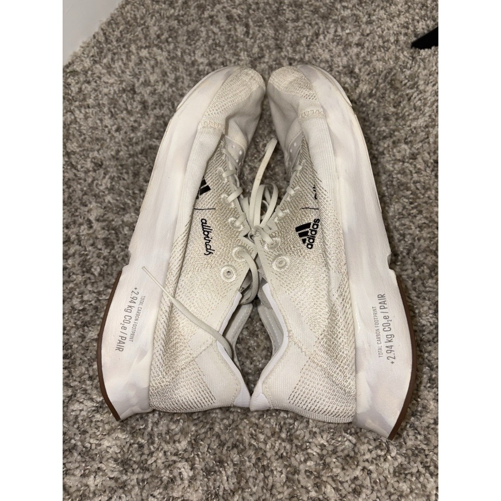 Adidas X Allbirds Carbon Footprint Shoes Womens Size 7.5 White GZ0185 Minimalist